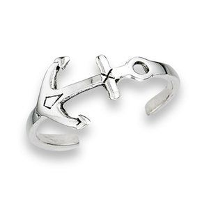 NWT- Sterling Silver (925) Anchor Toe Ring